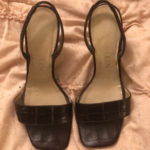 Brown Anne Klein “Strappie” Sandals!